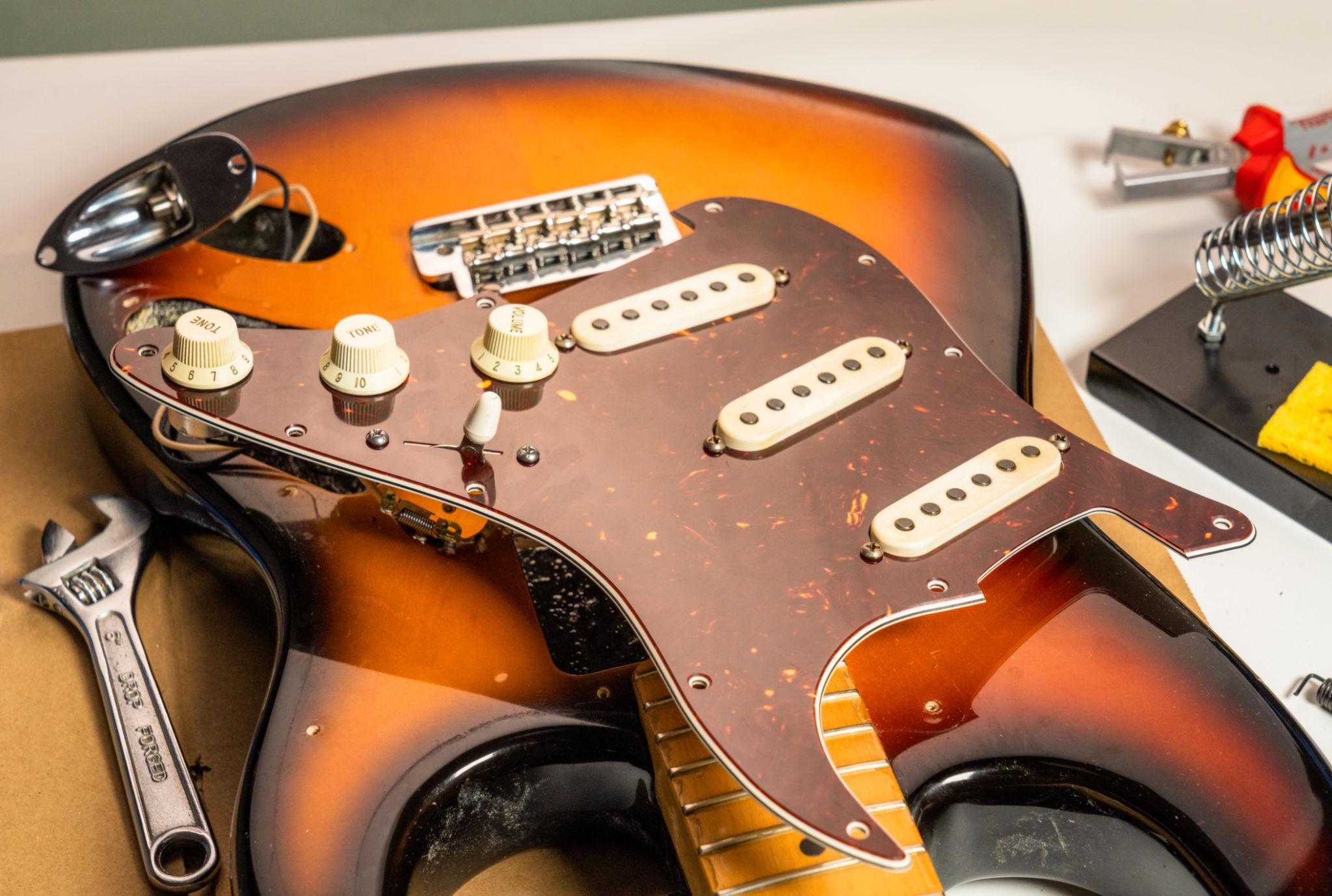 1963 Fender Stratocaster restoration project